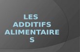 Les  additifs alimentaires
