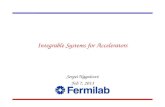 Integrable  Systems for Accelerators