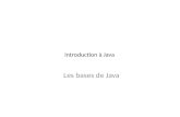Introduction  à Java