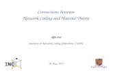 Connections between  Network Coding and  Matroid  Theory