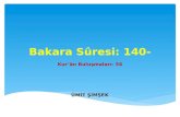 Bakara Sûresi: 140-