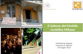Il Salone del Mobile  mobilita  Milano