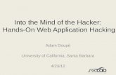 Into the Mind of the Hacker:  Hands-On Web Application Hacking
