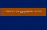 INTERFERENSI GELOMBANG ELEKTRO MAGNETIK (CAHAYA)