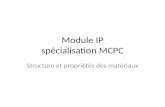 Module IP spécialisation MCPC