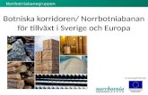 Botniska korridoren/ Norrbotniabanan för tillväxt i Sverige och Europa
