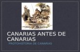 CANARIAS ANTES DE CANARIAS