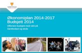 Økonomiplan  2014-2017 Budsjett  2014