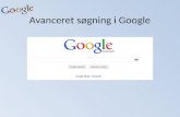 Avanceret søgning i Google