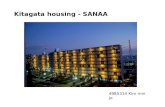 Kitagata  housing - SANAA