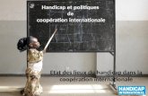 Handicap et politiques  de  coopération internationale