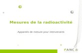 Mesures de la radioactivité