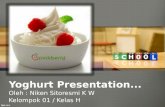 Yoghurt Presentation...