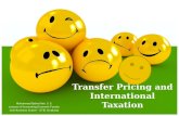 Transfer Pricing and International Taxation
