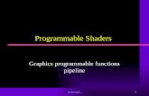 Programmable Shaders