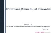 Motivations ( Sources) of  Innovation