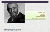 Giuseppe  Peano 1853-1932 Matematico educatore  e maestro dallo spirito leggero e creativo