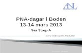 PNA-dagar  i Boden 13-14 mars 2013