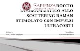 Approccio diagrammatico allo  scattering Raman  stimolato con impulsi ultracorti