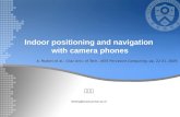 Indoor positioning and navigation  with camera phones