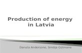 Production of energy  in Latvia