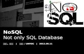 NoSQL Not only SQL Database