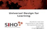 Universal Design  for  Learning
