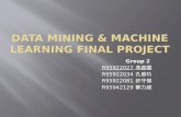 Data Mining &  MacHine learning Final  Project