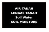 AIR TANAH LENGAS TANAH Soil Water SOIL MOISTURE