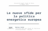 Matteo Verda Istituto per gli Studi di Politica Internazionale - Milano