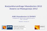 Konjunkturumfrage Mazedonien 2012 Анкета за Македонија 2012