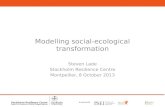 Modelling social-ecological transformation