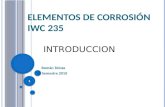 Elementos  de  Corrosión IWC 235