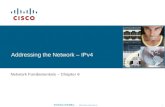 Addressing the Network – IPv4