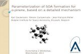 Parameterization of SOA formation  for  α- pinene , based on a detailed mechanism