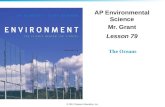 AP Environmental Science Mr. Grant Lesson  79