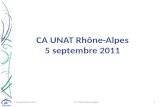 CA UNAT Rhône-Alpes 5 septembre 2011