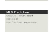 MLB Prediction