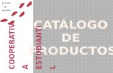 CATáLOGO DE  PRODUCTOS