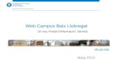 Web Campus Baix Llobregat Un nou Portal d’Informació i Serveis