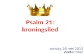 Psalm 21: k roningslied