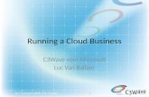 Running a Cloud  B usiness