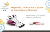 Projet ITEC – Focus sur la phase de conception préliminaire