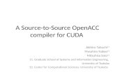 A Source-to- Source OpenACC  compiler for CUDA