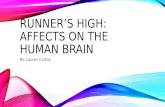 Runner’s High: Affects on the human brain