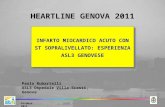 INFARTO MIOCARDICO ACUTO CON ST SOPRALIVELLATO: ESPERIENZA ASL3 GENOVESE