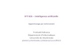 IFT 615 – Intelligence artificielle Apprentissage par renforcement