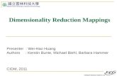 Dimensionality Reduction Mappings