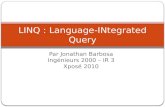 LINQ : Language-INtegrated Query