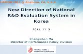 New Direction of National R&D Evaluation System in Korea